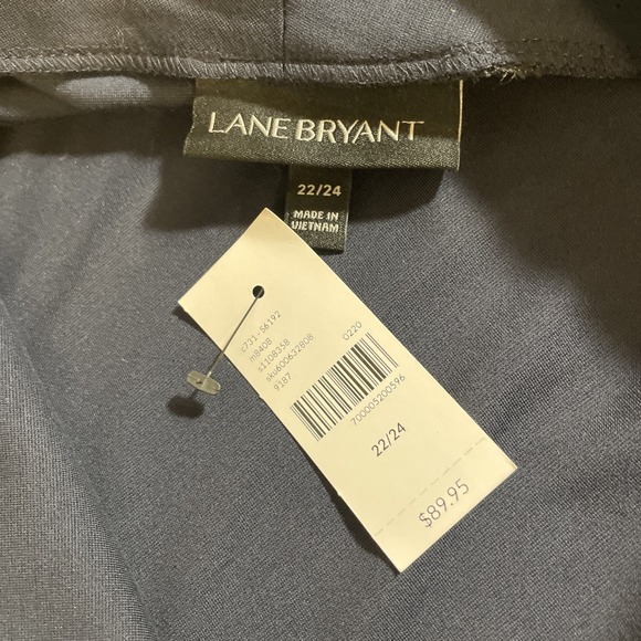 Lane Bryant Navy Blue Draped Cardigan With Drawstring Ties NWT Women's Size 22 - Picture 5 of 9